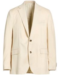 Lardini - Cream Blazer Wool, Silk - Lyst
