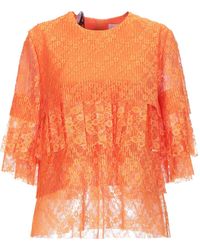 MSGM Blusa - Naranja
