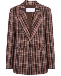 SIMONA CORSELLINI - Blazer Polyester, Viscose, Elastane - Lyst