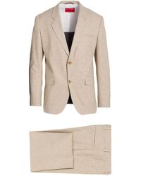 HUGO - Suit Polyester, Cotton, Linen, Viscose, Elastane - Lyst