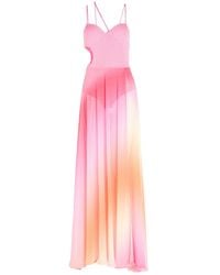 MATILDE COUTURE - Maxi Dress Polyester, Elastane - Lyst