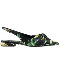 Roberto Cavalli - Ballet Flats Leather, Textile Fibers - Lyst