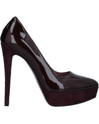 Albano - Burgundy Pumps Soft Leather - Lyst