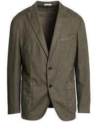 Boglioli - Military Blazer Cotton, Linen, Polyester, Elastane - Lyst