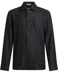 Paolo Pecora - Jacket Polyester, Viscose, Wool, Elastane - Lyst