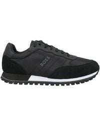 BOSS - Sneakers Leather, Textile Fibers - Lyst