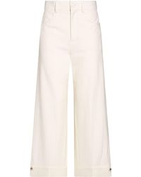 Aeron - Ivory Pants Ecovero Viscose, Polyester, Elastane - Lyst