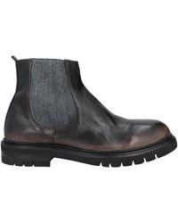 Calpierre - Charcoal Ankle Boots Leather - Lyst