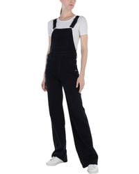 J Brand - Midnight Overalls Cotton, Elastomultiester, Elastane - Lyst