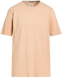 C.P. Company - Sand T-Shirt Cotton - Lyst