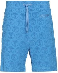 Moschino - Azure Shorts & Bermuda Shorts Cotton, Polyester - Lyst