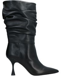 Gianmarco F. Knee Boots - Black