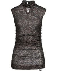 Gaelle Paris - Top Polyamide, Polyester, Elastane - Lyst