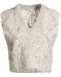 Brunello Cucinelli - Light Sweater Mohair Wool, Wool, Polyamide - Lyst