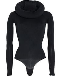 Alaïa - Bodysuit Polyamide, Elastane, Polyester - Lyst