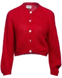 Berna - Cardigan Acrylic, Polyamide, Mohair Wool, Wool - Lyst