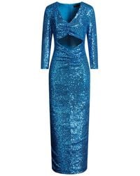NUALY - Maxi Dress Polyester, Elastane - Lyst
