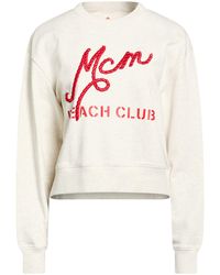 MCM - Ivory Sweatshirt Cotton - Lyst