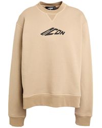 DSquared² - Icon Khaki Sweatshirt Cotton, Polyester - Lyst