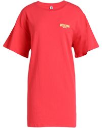 Moschino - Coral Cover-Up Cotton, Elastane - Lyst