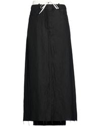 Masnada - Maxi Skirt Viscose, Linen - Lyst