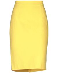Boutique Moschino Gonna ginocchio - Giallo