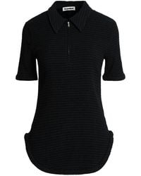 Jil Sander - Polo Shirt Polyester, Cotton, Elastane - Lyst