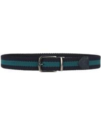 Paul & Shark - Dark Belt Viscose, Rubber - Lyst