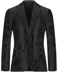 versace black blazer
