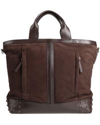 Tod's - Handbag Leather, Textile Fibers - Lyst
