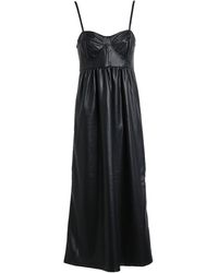 TOPSHOP - – pu-midikleid - Lyst