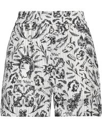 Off-White c/o Virgil Abloh - Shorts & Bermuda Shorts Viscose - Lyst