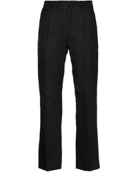 PantalonePT Torino in Materiale sintetico di colore Nero eleganti e chino da Pantaloni dritti Donna Abbigliamento da Pantaloni casual 