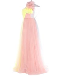 Delpozo Long Dress - Pink