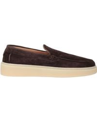 Fabiano Ricci - Loafers Leather, Textile Fibers - Lyst