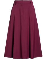 Shirtaporter - Midi Skirt - Lyst