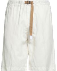 White Sand - Cream Shorts & Bermuda Shorts Lyocell, Linen, Cotton - Lyst