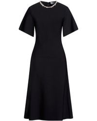 McQueen - Midi Dress Viscose, Polyester, Polyamide, Elastane - Lyst