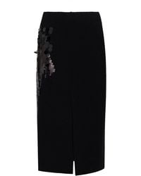 Roberto Collina - Midi Skirt Wool - Lyst