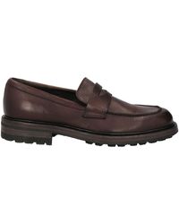 Pantanetti - Dark Loafers Leather - Lyst