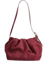 THEMOIRÈ - Burgundy Shoulder Bag Textile Fibers - Lyst