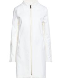 Herno - Overcoat & Trench Coat Cotton, Viscose - Lyst