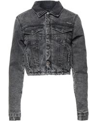 Grey Jean and denim jackets for Women 