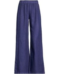 120% Lino - Midnight Pants Linen - Lyst