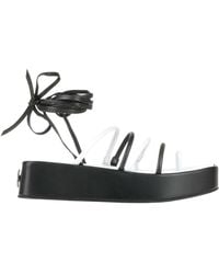 NODALETO - Thong Sandal Leather - Lyst