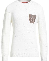 OVER/D - Ivory Sweater Acrylic, Wool - Lyst