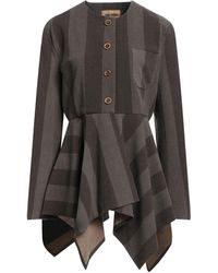 Uma Wang - Khaki Jacket Virgin Wool, Polyamide, Elastane - Lyst