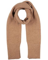 Paura - Camel Scarf Virgin Wool - Lyst