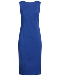 Max Mara - Midi Dress Cotton, Elastane - Lyst