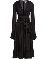 Alexandre Vauthier - Midi Dress Silk - Lyst